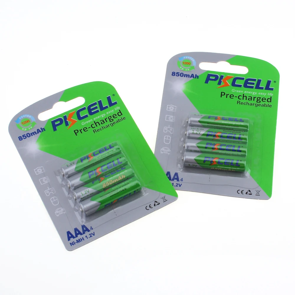 

PKCELL 8pcs/set 1.2V 850mAh Ni-MH AAA Battery Pre-charged NIMH Rechargeable Batteries Up to 1000mAh Russian Orthodox Easter