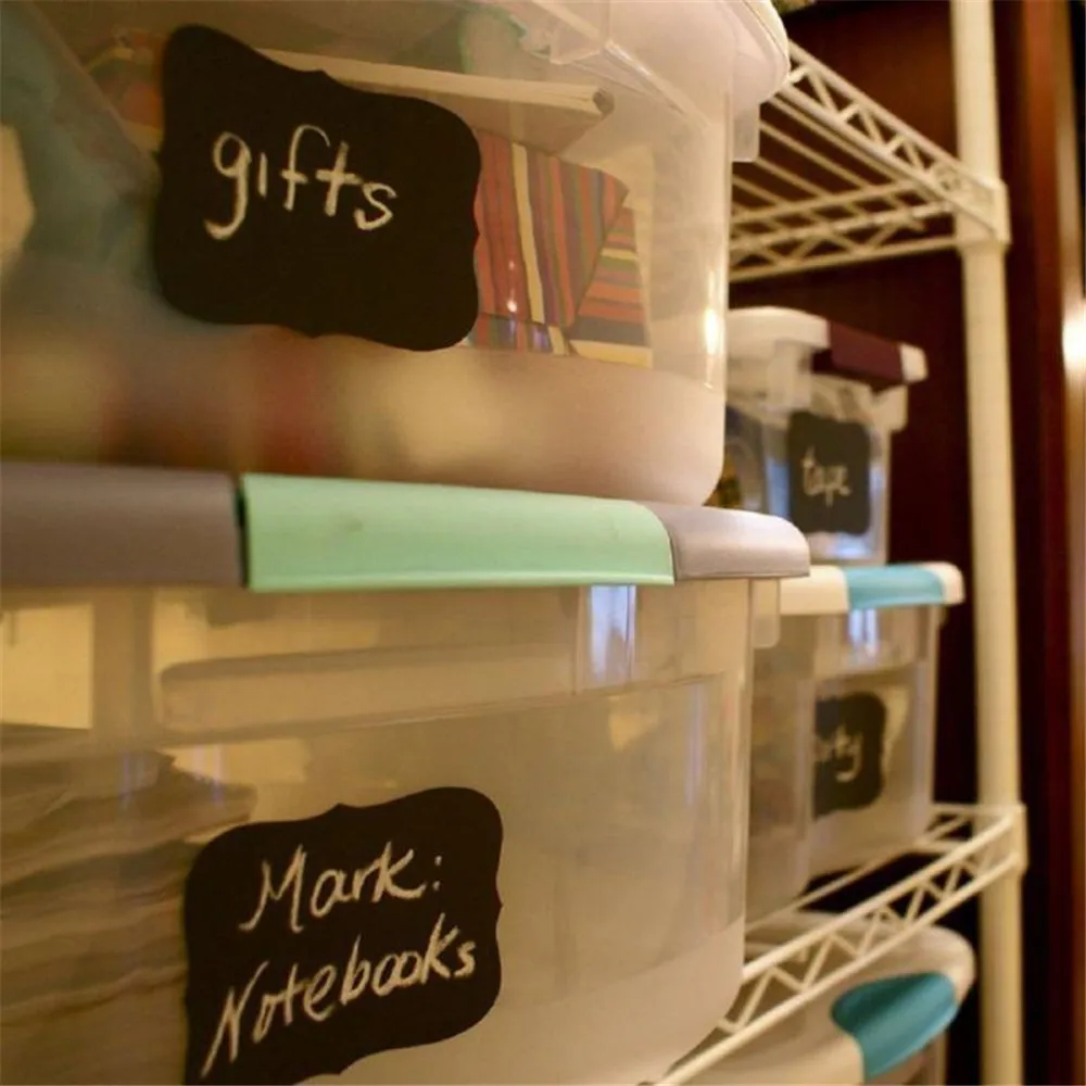 90 قطعة المطبخ الجرار ملصقا التوابل ملصقا المنظم ملصقات للتسمية تخزين زجاجات تسميات السبورة علامة للماء ملصقات جدار