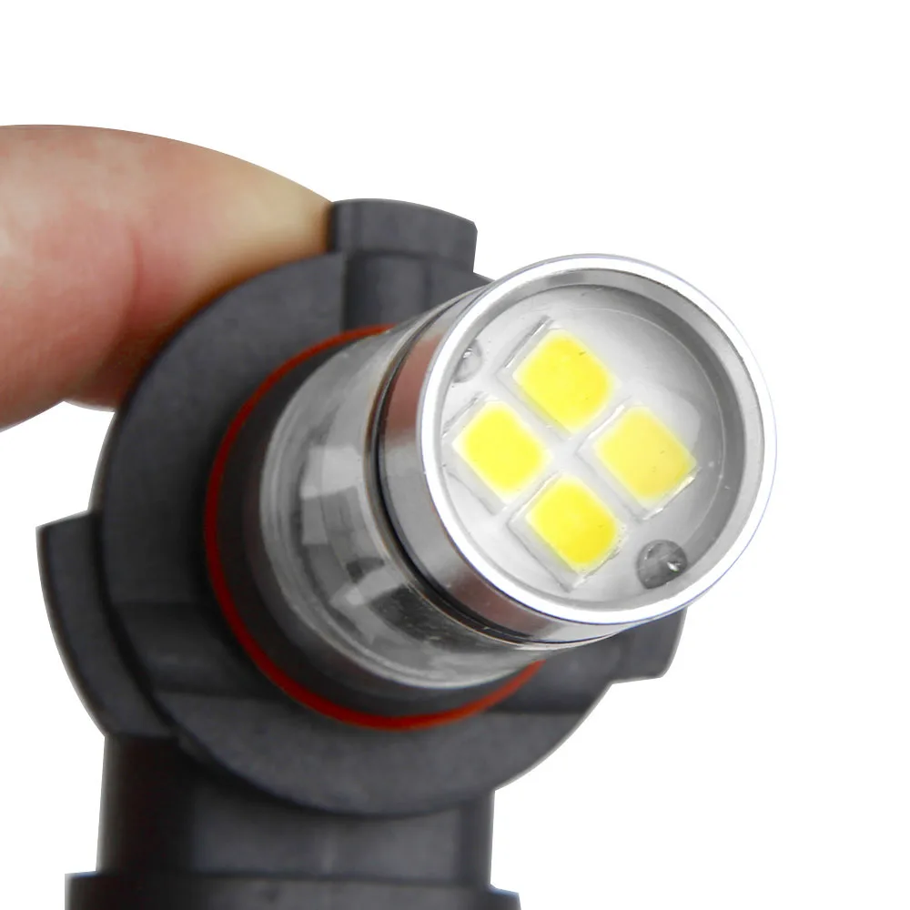 2pcs H11 LED Fog Light H8 Bulbs 9005 HB3 HB4 9006 Car Running Lights Auto Driving Lamp 12V 24V 6000K White Yellow