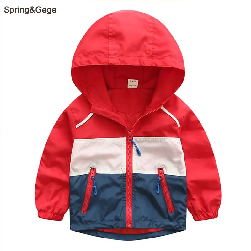 Casual Baby Boys jacket Three Colors Stitching Spring Kids Coat