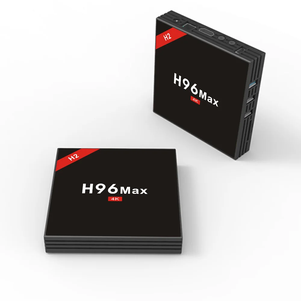 Хит продаж H96 max H2 TV box RK3328 четырехъядерный процессор 4 ГБ ОЗУ 32 Гб ПЗУ 2 4G + 5G Wifi 4k android