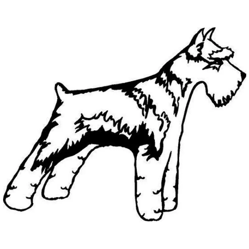 Schnauzer автомобильные наклейки с собаками 14 9*11 8 см индивидуальная