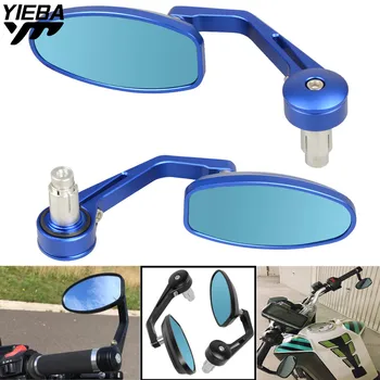 

22mm Universal Motorcycle Mirror View Side Rear Mirror For YAMAHA R1 04 2005 2006 KAWASAKI Z1000 Z800 Z750 Z900 SUZUKI GSXR1000