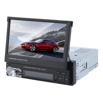 

Universal Automobile Stereo Music Player Touch Car MP5 Player 7 Inch Single DIN Flip Up FM Radio Vehicle MP4/MP5
