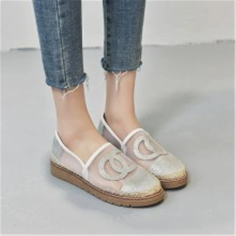 Buty damskie/2019 г. Весенняя дышащая женская обувь на плоской подошве из сетчатого