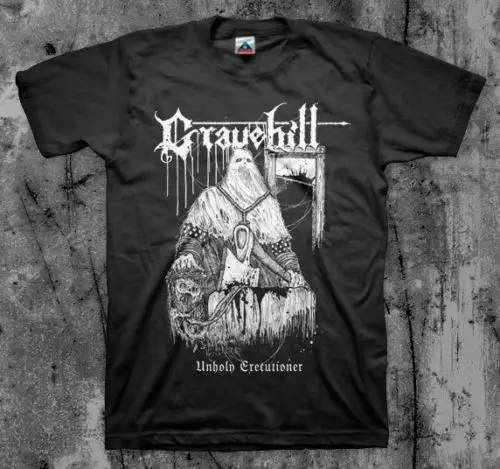 Gravehill 'Unholy Executioner ' T Shirt (Slayer Sodom Venom)2019 New Trendy Hot Sale Men High Quality Logo Shirts | Мужская