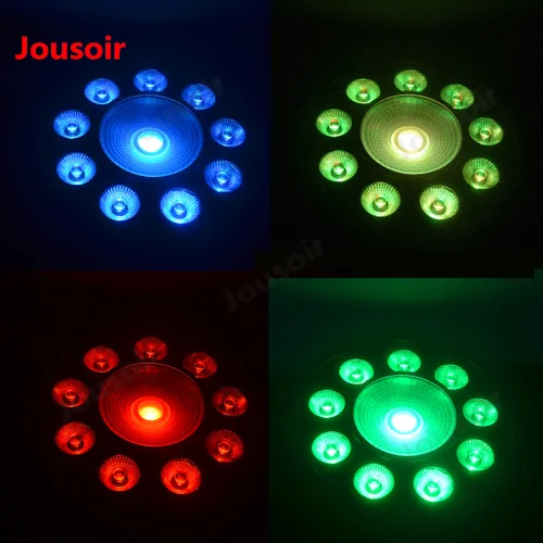 

120W 9 LED Par Light RGBW Stage Effect Color Light Professional For Performance Wedding Bar Night Club Disco Light CD50 T04
