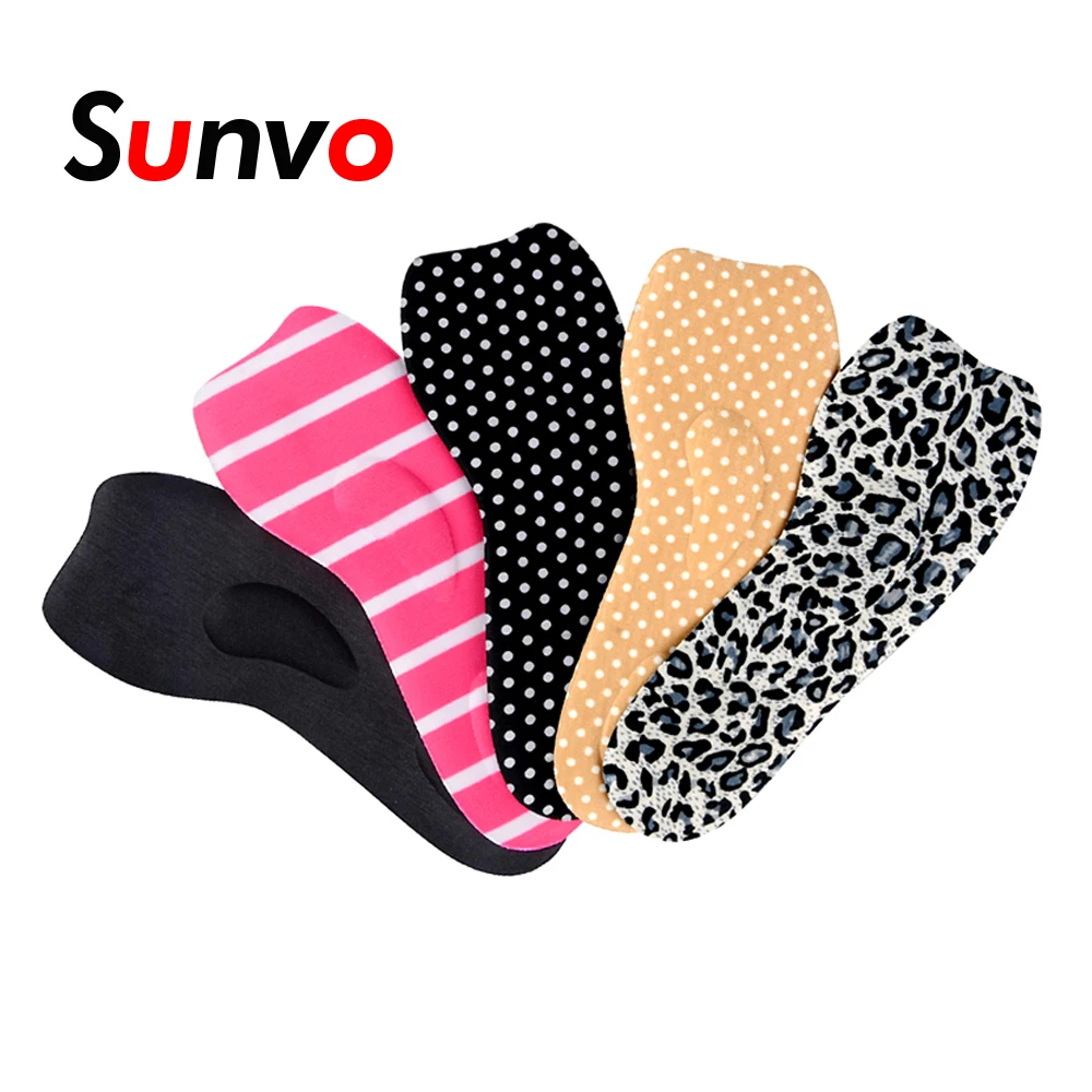 Sunvo 3/4 длина Губка 3D массаж стельки-супинаторы для женщин обувь на высоком каблуке подставки удобные подушки Pad боли
