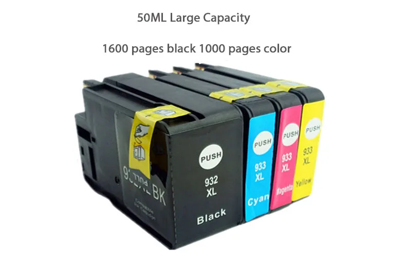 greenbox printer ink befon 932 933 Replacement for HP 932XL 933XL Ink Cartridges Compatible with HP Officejet 6600 6700 7110 7612 7610 6100 Printer epson printer cartridges