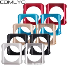 comlyo красочные Алюминий металлический бампер чехол для Apple Watch 42 мм 38 мм Защитный чехол для iwatch ремешок Интимные аксессуары