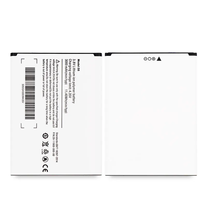 Для Ulefone S8 Аккумулятор для Pro Batterie Bateria мобильный MT6737 четырехъядерный 3000 мАч +