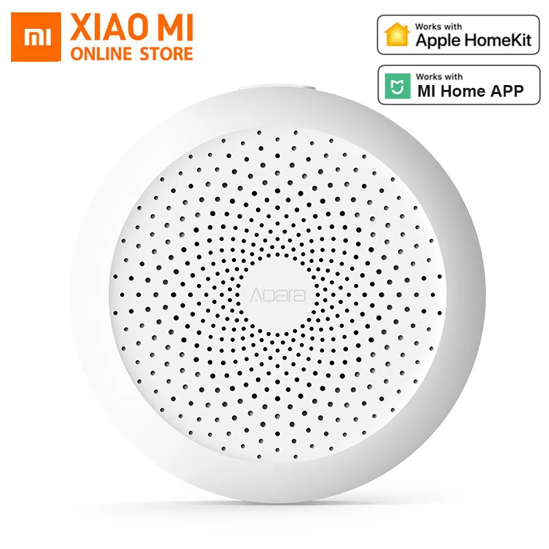 

Xiaomi Aqara Hub Mi Gateway 2 with RGB Led night light Smart work with For Apple Homekit and aqara App for xiaomi smart home