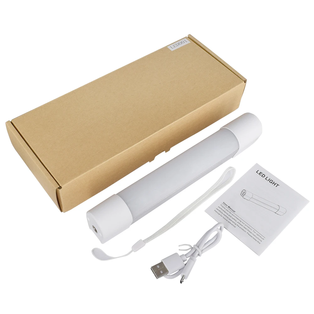 LED Night Light Flashlight Rechargerble Battery charger Power Bank Portable LED Lights Camping Bicycle Lamp With Built-in Magnet