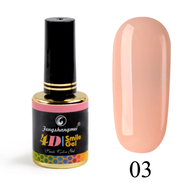 Fengshangmei, 12 мл, Розовый Гель-лак для ногтей, цветочный дизайн, гель с рисунком цветения, лак, популярный, впитывающий - Цвет: top 03