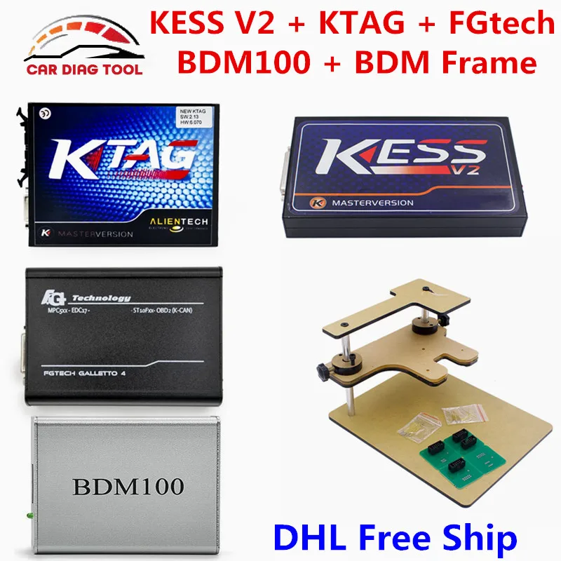Prix pour Nouveau V2.32 Kess V2 V4.036 OBD2 Gestionnaire Tuning Kit KTAG V2.13 K-TAG V6.070 FGTECH Galletto 4 V54 BDM Cadre BDM100 ECU Programmeur Prix pour Nouveau V2.32 Kess V2 V4.036 OBD2 Gestionnaire Tuning Kit KTAG V2.13 K-TAG V6.070 FGTECH Galletto 4 V54 BDM Cadre BDM100 ECU Programmeur