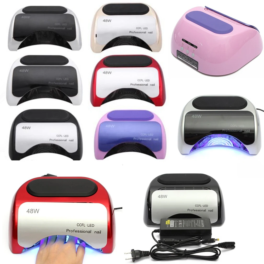

Professional 48W LED Auto Sensor Nail Cure Lamp UV Gel Dryer For Gel Polish Manicure Nail tools