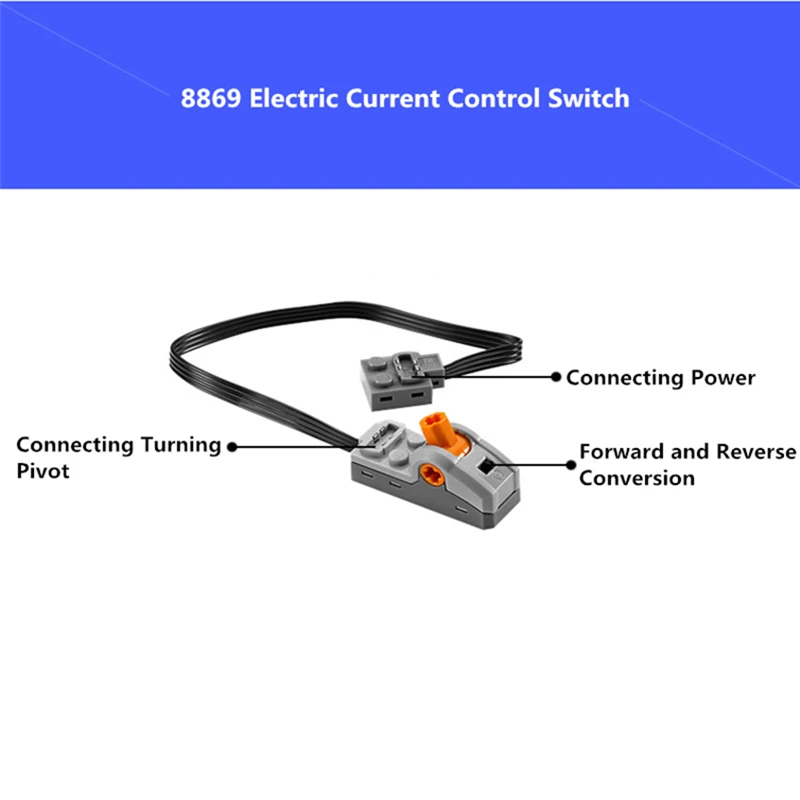 

Legoing Power Functions Technic Motor Battery Box IR Remote Control Legoingly Servo Motors 8869 Switch Signal Receiver LED Light