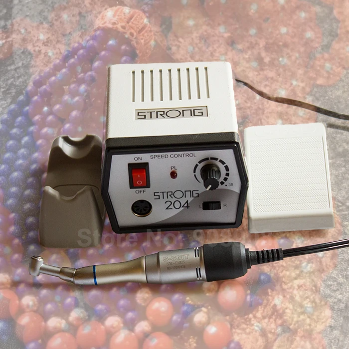 35K Rpm Electric Micromotor 1.6mm Shank Contra Angles E102S Motor