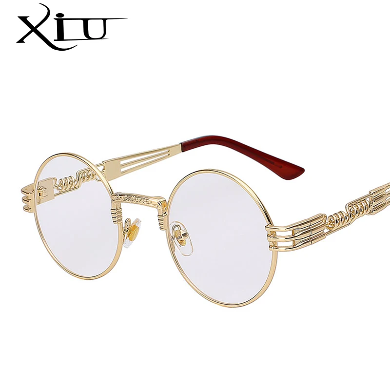 Готический стимпанк очки Для мужчин Для женщин из металла WrapEyeglasses Круглый Оттенки Брендовая Дизайнерская обувь солнцезащитные очки зеркало высокое качество UV400 Готический стимпанк очки Для мужчин Для женщин из металла WrapEyeglasses Круглый Оттенки Брендовая Дизайнерская обувь солнцезащитные очки зеркало высокое качество UV400