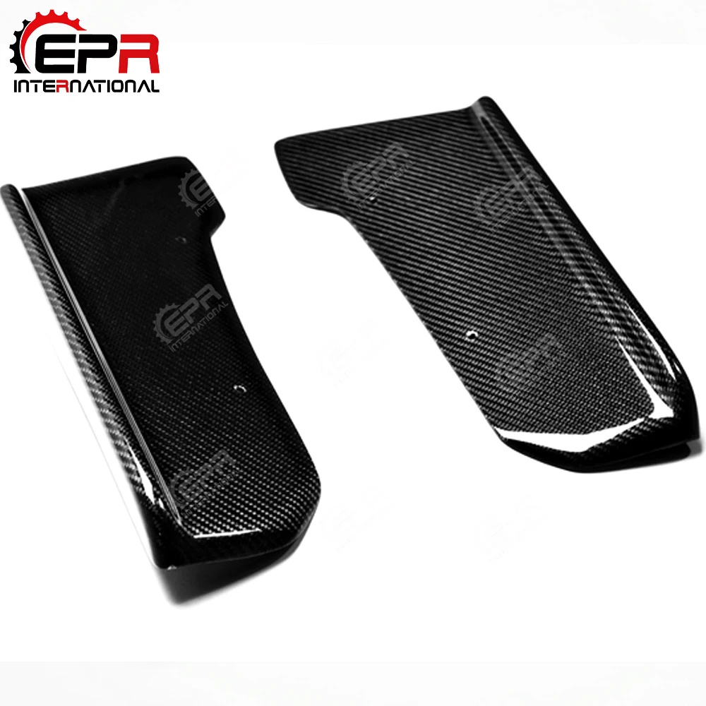 Car-styling J-Style Carbon Fiber Rear Bumper Extension Glossy Finish Bumper  Spat Tuning Splitter For Nissan R35 GTR 09-10 Coupe