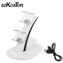 Игровой контроллер зарядная станция для быстрой зарядки для PS4 контроллер светодиодный Micro USB двойной микро-usb ручка зарядное устройство для док-станции