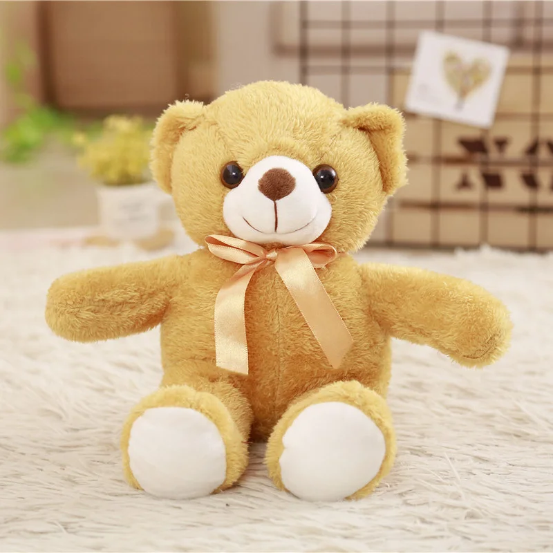 LYDBAOBO 1 шт., 30 см, Kawaii, плюшевый мишка, плюшевая кукла, милый медведь, кукла, игрушка, плюшевый мишка, игрушка для детей, подарок на день рождения - Цвет: yellow