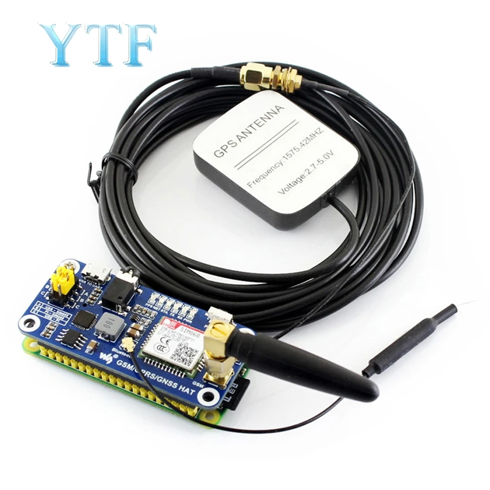 Плата разработки SIM868 для Raspberry Pi 4B Zero плата расширения GSM/GPRS/GPS/Bluetooth | Компьютеры и