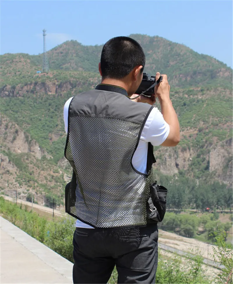 L to 4XL Outdoor sport many pockets vest Waistcoat Suitable for fishing  hunting riding 0.2kg super light weight vest