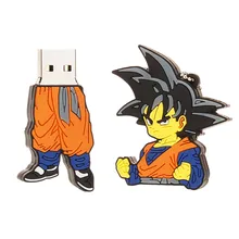2019 Usb Flash Drive Cartoon Super Saiyan Pen Drive 128GB 64GB 32GB Pendrive 4GB 8GB 16G High Speed Usb Stick Gift Free Shipping genuine tongfang super speed usb 3 0 flash jump drive 8gb