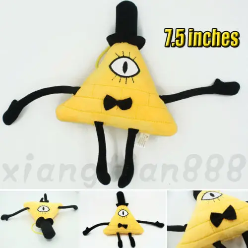 

OHCOMICS 7.5" Hot Anime Gravity Falls Bill Cipher Boss PP Cotton Stuffed Plush Toy Dolls Kawaii Kid Costume Hugging Cushion Gift
