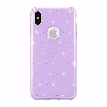 

50pcs/lot Free shipping 4colours Dazzling elegance TPU phone cover case for iphone 5 6 7 8 X XS XR XS Max 6 7 8 plus housing