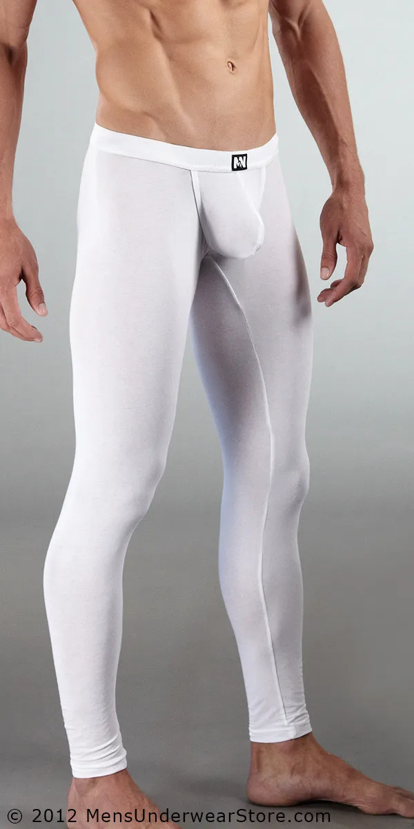 Men Cotton Long Johns Men's Bodysuit Warm Pants Male Girdle Loungewear Man Compression pants fleece long johns