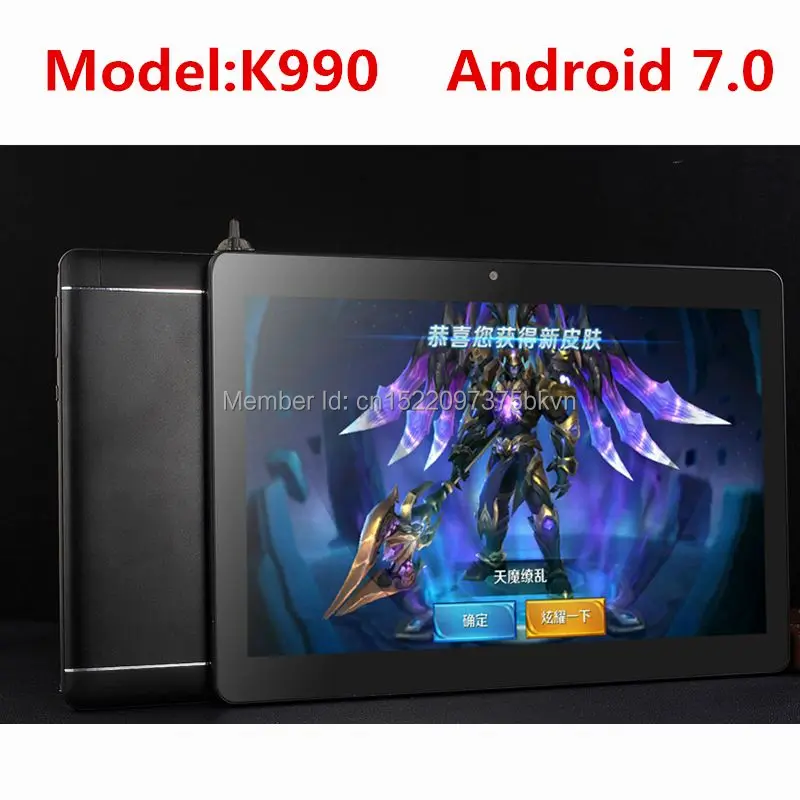 2018 K990 Octa Core 10,1 дюймов tablet MTK8752 android-планшет 4 ГБ Оперативная память 64 ГБ Встроенная память Dual SIM Bluetooth gps Android 7,0 10 Tablet PC