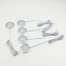 3 Вт 12 В 12 В светодиодный светильник для шкафа, для дома, для кухни, для шкафа, для дисплея, чехол, Surfacemounted, светодиодный светильник Puck s, ультратонкий светильник, s, без драйвера