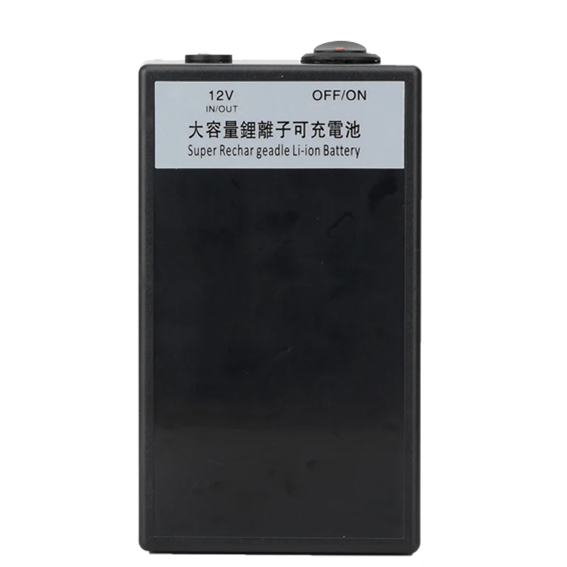 Cncool DC 12V High Rechargeable Portable Lithium-ion Battery With Case DC 12V 12000mAh DC 1212A With US/EU Plug Drop shipping