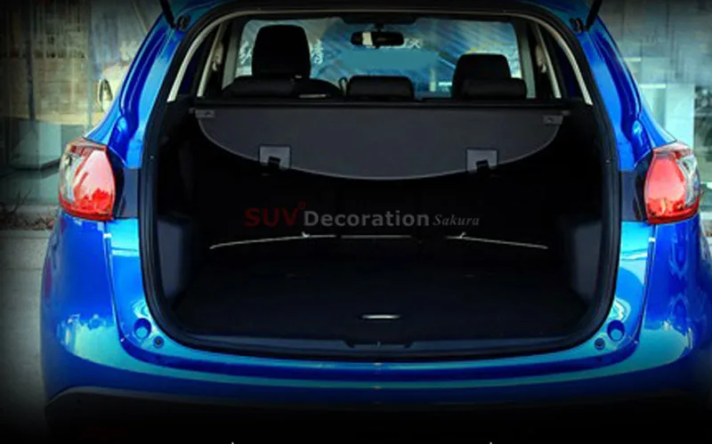 Черные Аксессуары, задний багажник, выдвижная Крышка для багажника, 1 комплект, подходит для Mazda CX-5 CX5 2013