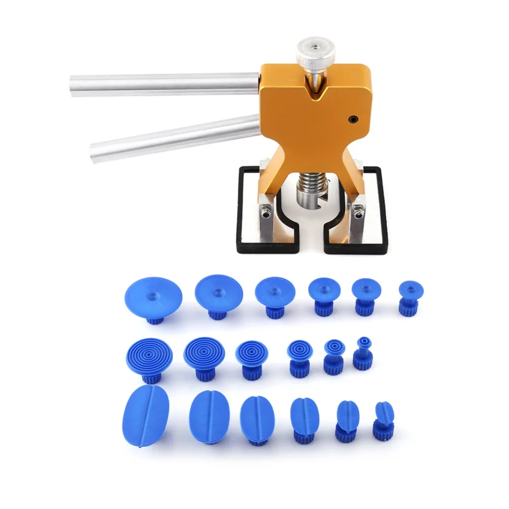 

Lifter Glue Puller with 18Pcs Tab Hail Removal Paintless Dent Repair Tool for Repair Car Refrigerator Washing Machine etc