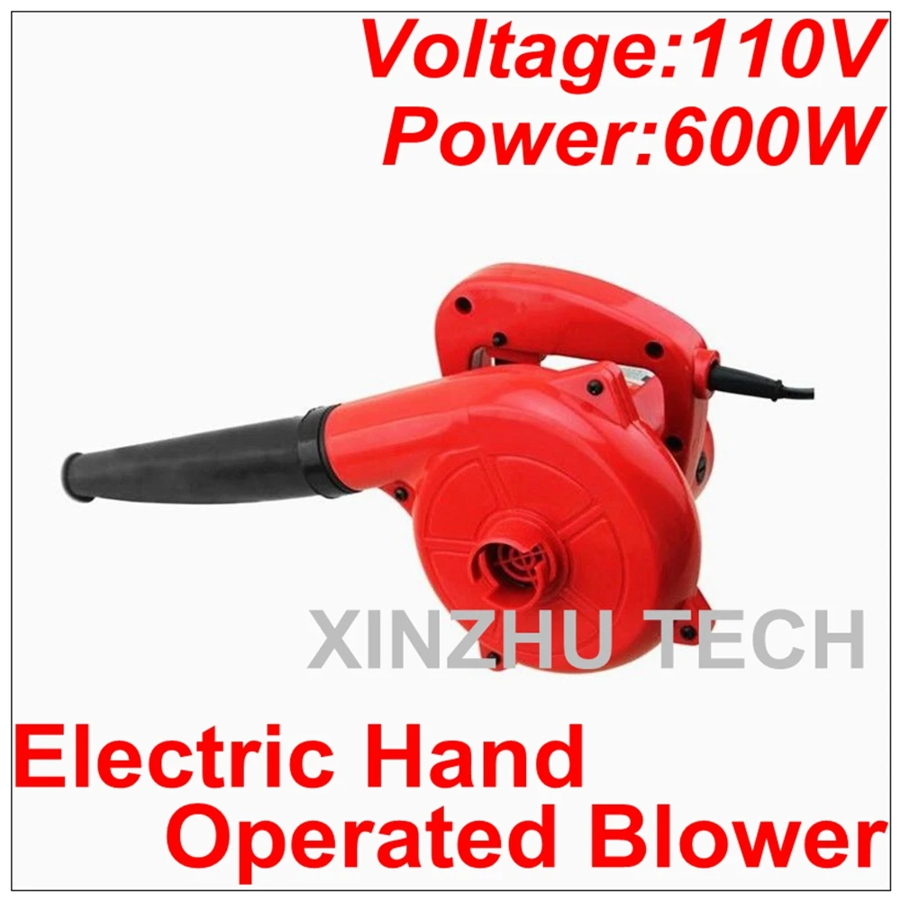 110V 600W Electric Hand Operated Blower Computer Cleaner Electric Air Blower Household Cleaner Suck Blow Dust Remover Blow Dust