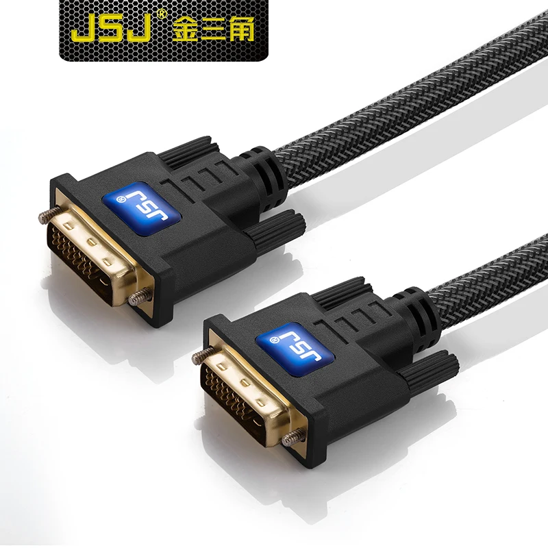 Jsj dvi кабели для монитора HDMI, dvi линия dvi24 1 dvi-d кабель hd компьютер