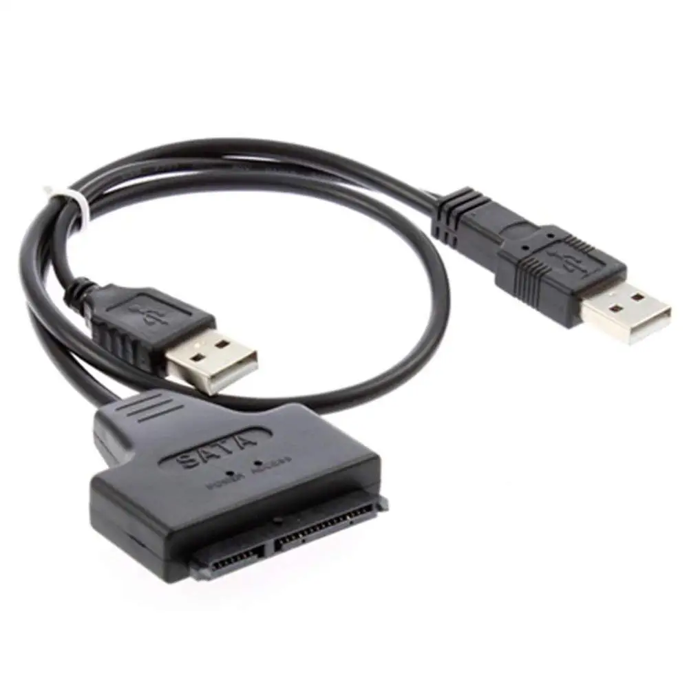 Горячая Распродажа USB 2 0 для SATA 7 + 15 Pin 22Pin адаптер кабель жесткого диска 5