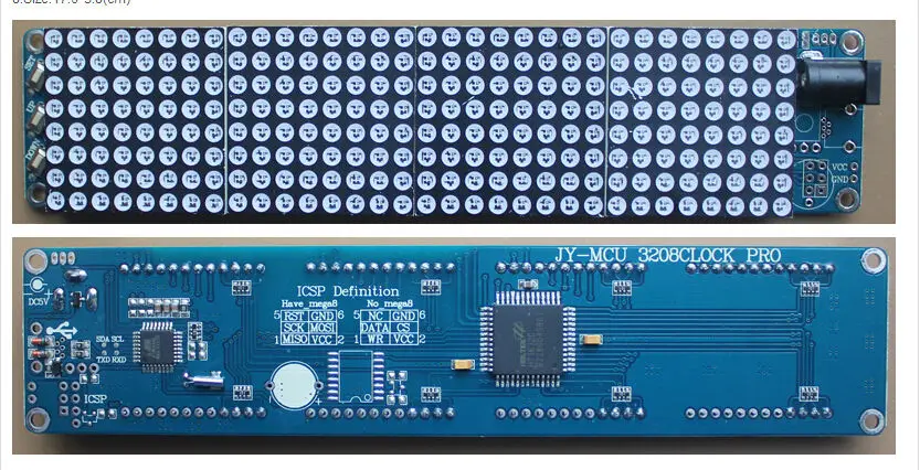 HT1632C Светодиодный точечный матричный модуль с MCU красный светодиодный дисплей ШИМ Контроль яркости 3208 Замена MAX7219 для цифровых часов