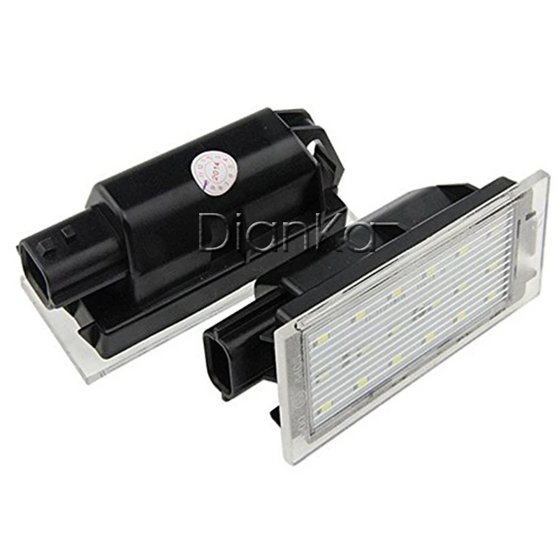 

Car LED License Number Plate Light 12V White SMD For Renault Megane 2 Clio Laguna 2 Megane 3 Twingo Master Vel Satis Accessories