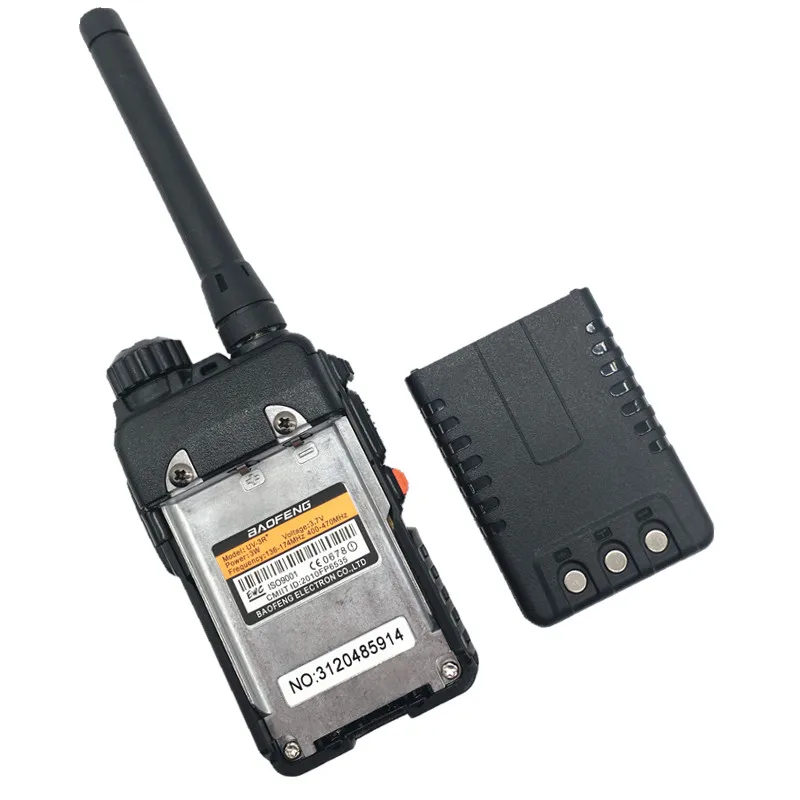 2 шт. Baofeng UV-3R+ Plus мини рация радио UHF VHF Ham CB радиостанция беспроводной HF трансивер UV3R PMR 446 передатчик