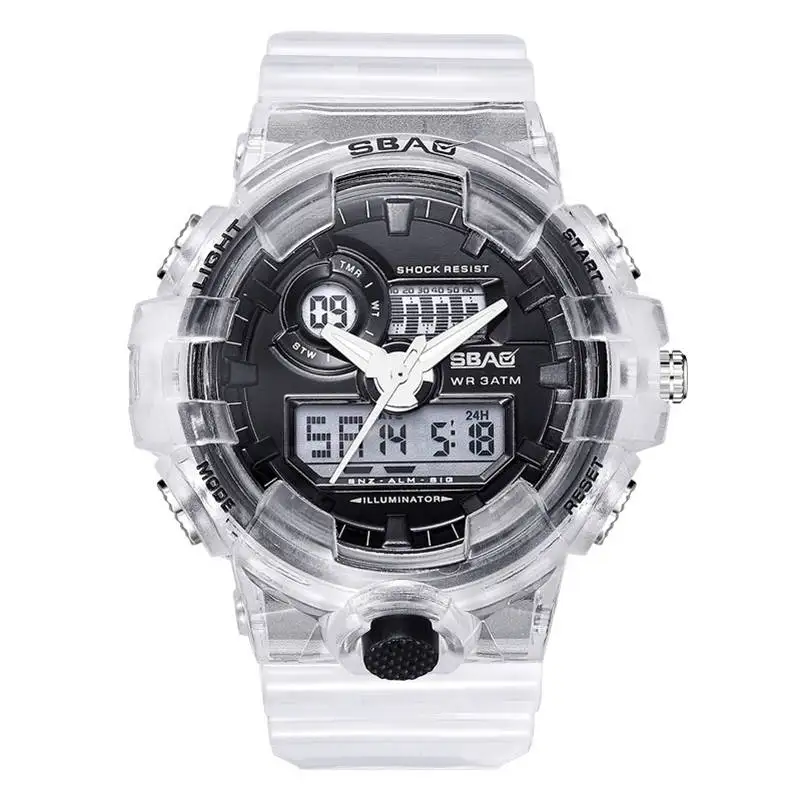 SBAO мужские часы Топ люксовый бренд спортивные часы электронные цифровые мужские наручные часы водонепроницаемые мужские часы Relojes Hombre 661D5