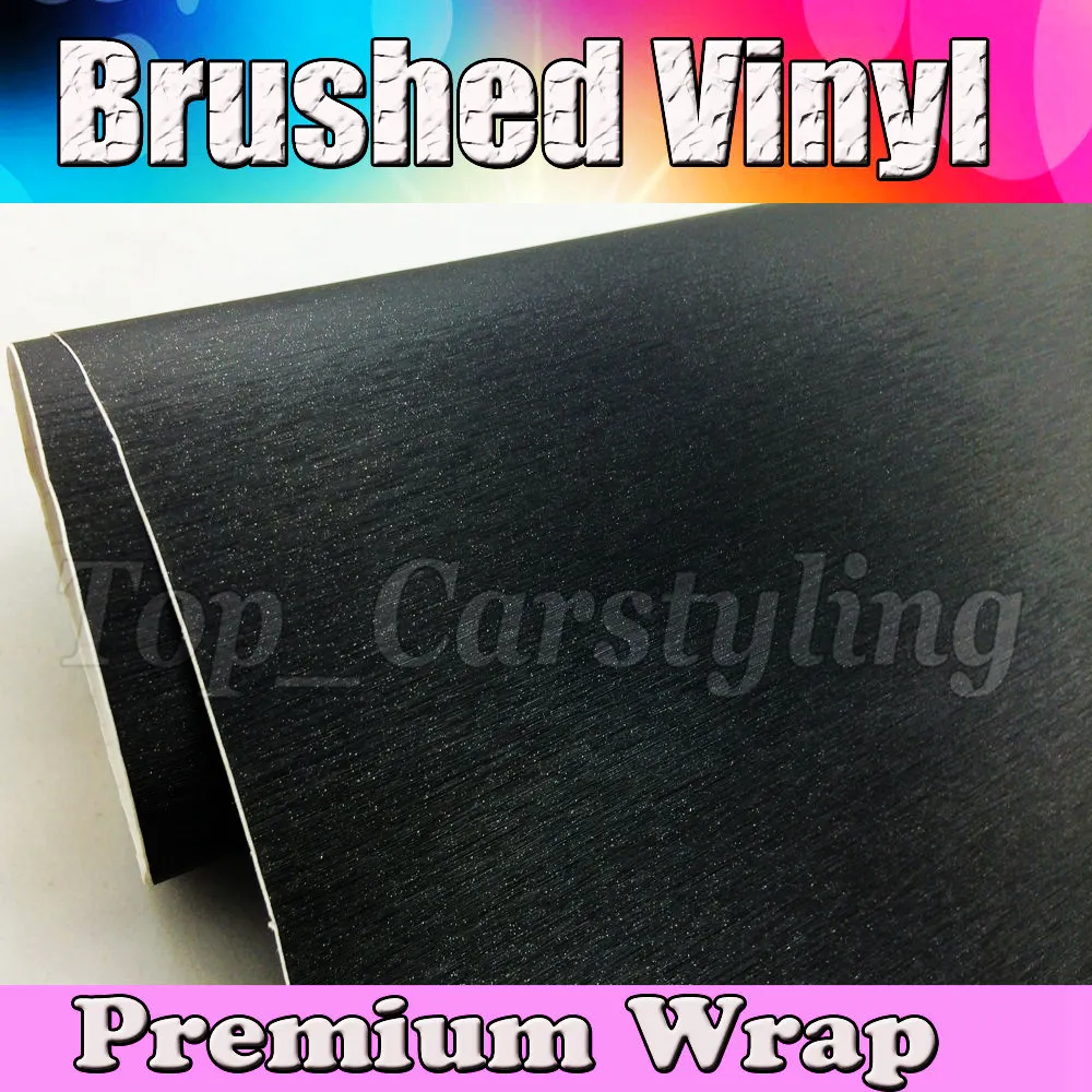 

1.52x30m/roll Metallic Brushed VINYL For Car Wrap With Air bubble free / METALLIC BRUSHED CAR STYLING graphic