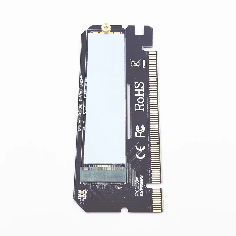 Адаптер M.2 NVMe SSD NGFF на PCIE 3 0 X16 со светодиодной M картой интерфейса поддержка PCI Express