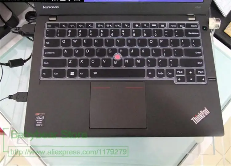 Защитный чехол для клавиатуры силиконовый Lenovo Thinkpad X230S X240 X240S X250 S1 Yoga X1 Helix X260 I5