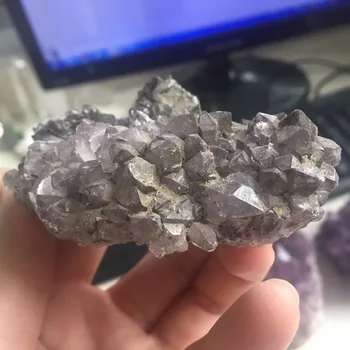 

170g Natural stone and minerals amethyst cluster quartz crystal specimen feng shui products for sale