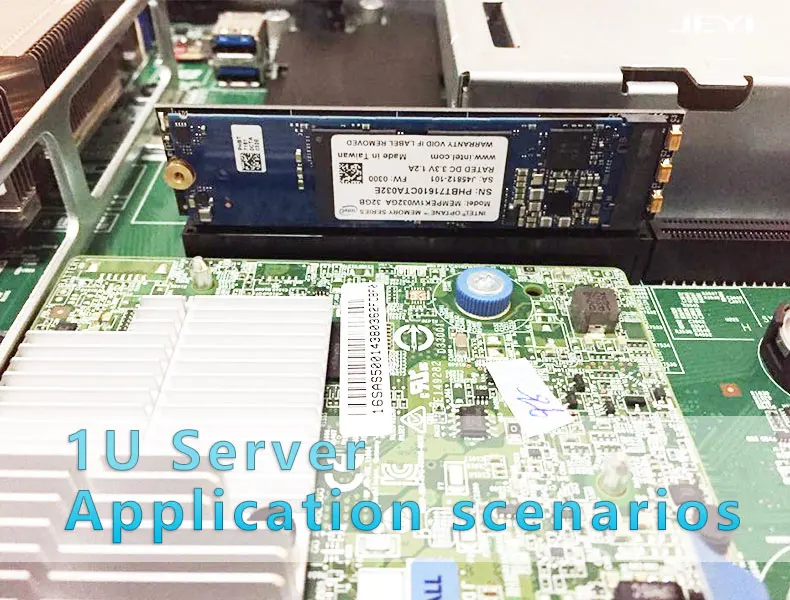 JEYI MX16-1U M.2 SSD NGFF TO PCI-E 3.0 X8 X16 Adapter M Key Interface Card