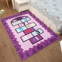 Европейский милый ковер принцессы для девочек, прикроватный коврик для спальни, мультяшный коврик для девочек, машинная стирка